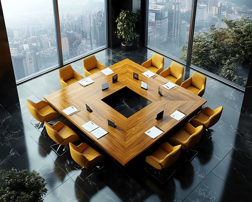 Creating Balance and Harmony with Square Conference Tables